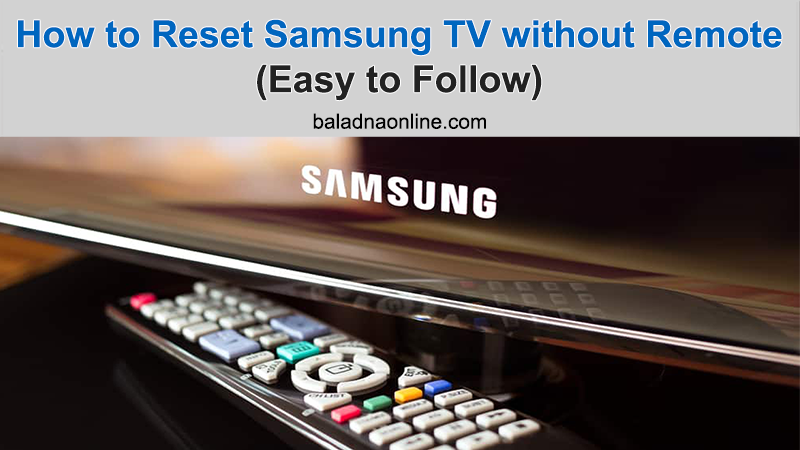4 Steps to Reset Your Samsung TV without Remote reset your tv without a remote